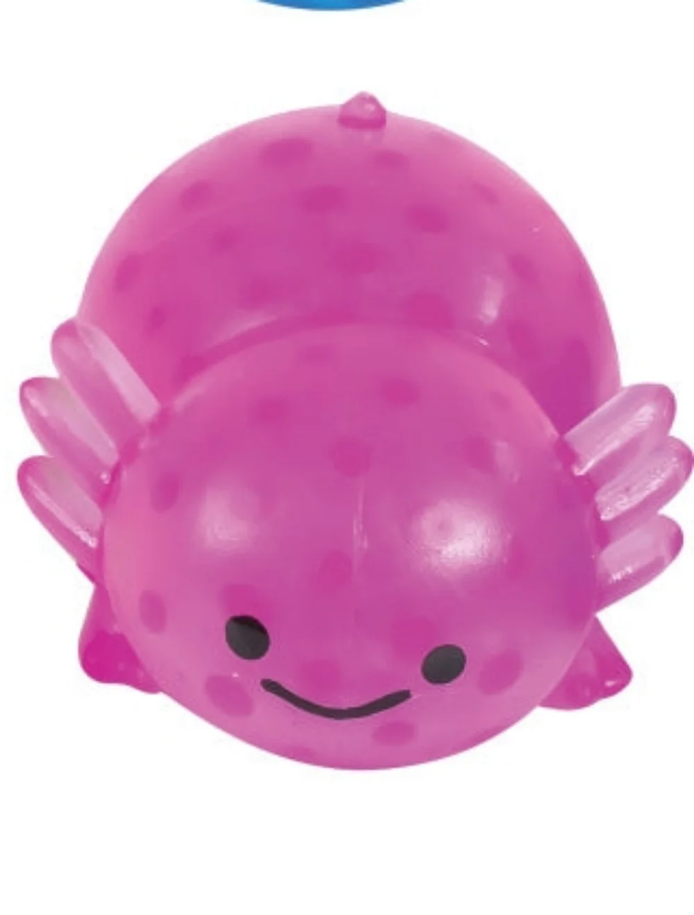 💜 Pink Orbeez Axolotl Squishy Toy 💧 Bead Filled Stress Relief Fidget Cute